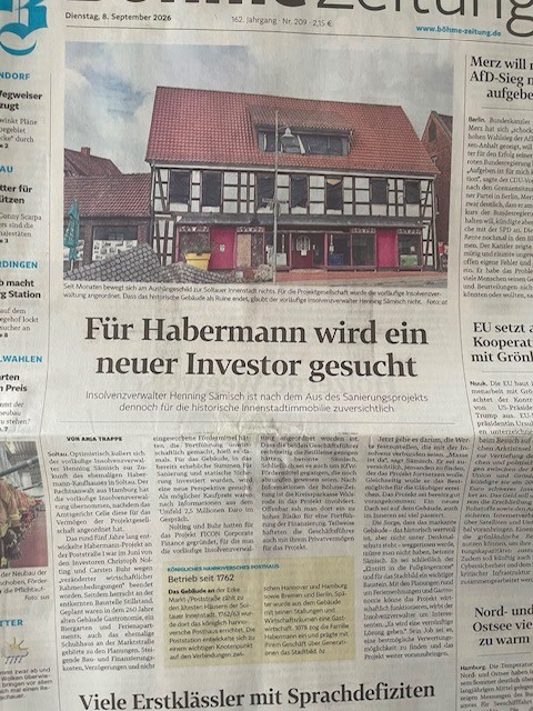 Für Habermann wird ein neuer Investor gesucht.